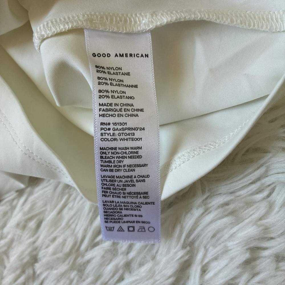 Good American casual athleisure white tank top yoga pilates gym workout Size M - Picture 6 of 6
